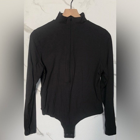Skims Fits Everybody Zip Bodysuit - Onyx - 3x - Picture 2 of 4